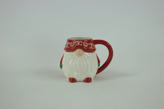 Christmas mug Santa Claus 18oz Ceramic Hand Painted Mug, for Coffee, Tea, Hot Chocolate, Milk